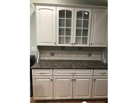 Refinish Kitchen Cabinets Framingham, MA Before