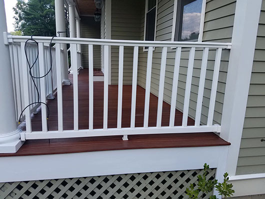 Porch Deck Refinishing Natick After