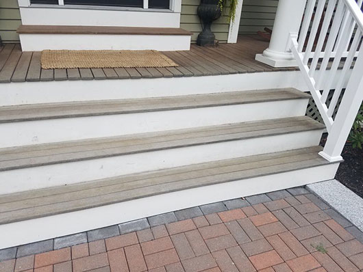 Porch Deck Refinishing Natick Before